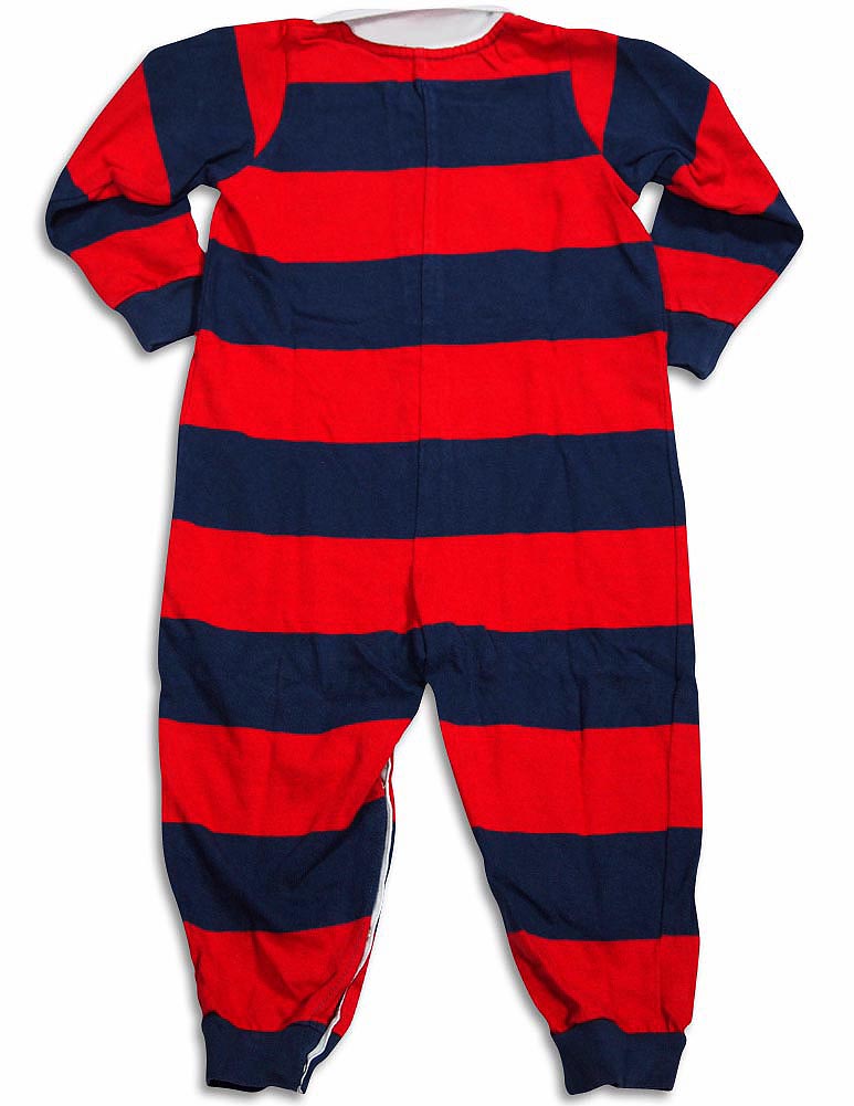 Sara's Prints Baby Infant Toddler Boys One Piece Rugby Coverall Playsuit Pajama