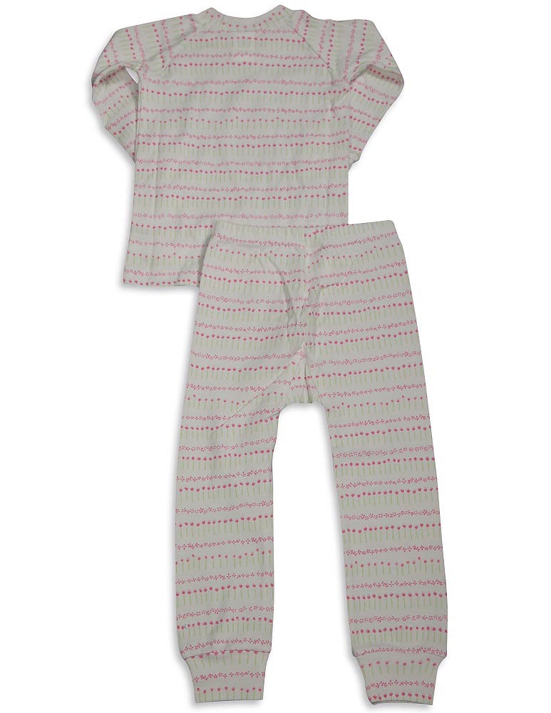 Sweet Potato Toddler & Little Girls Long Sleeve Cotton Pajama Sets