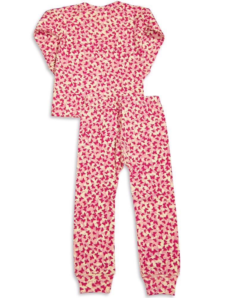 Sweet Potato Toddler & Little Girls Long Sleeve Cotton Pajama Sets