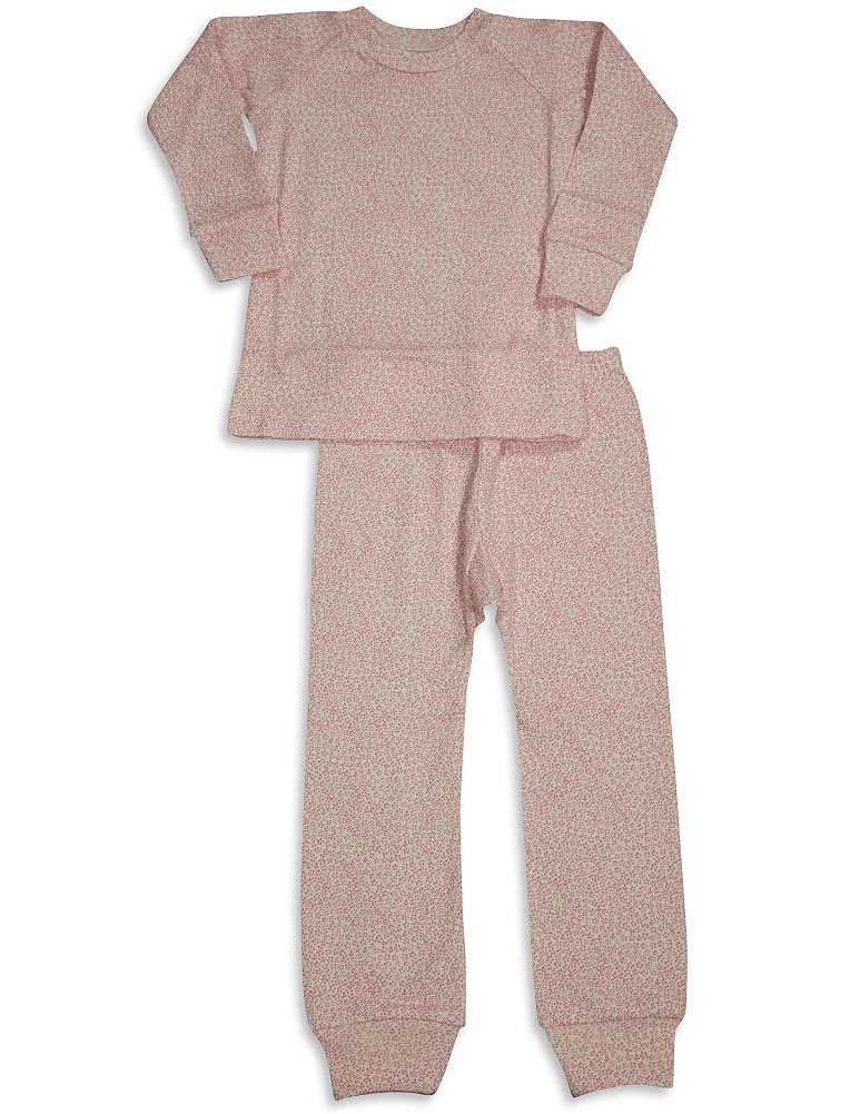 Sweet Potato Toddler & Little Girls Long Sleeve Cotton Pajama Sets