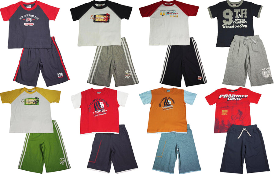 A set of clothes for a little cheerful boy for the summer 8926494