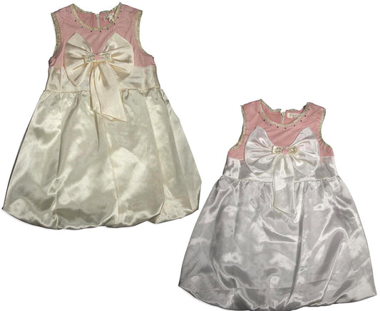 Baby Sara Infant Baby Girls Sleeveless Party Dresses - 2 Colors Available