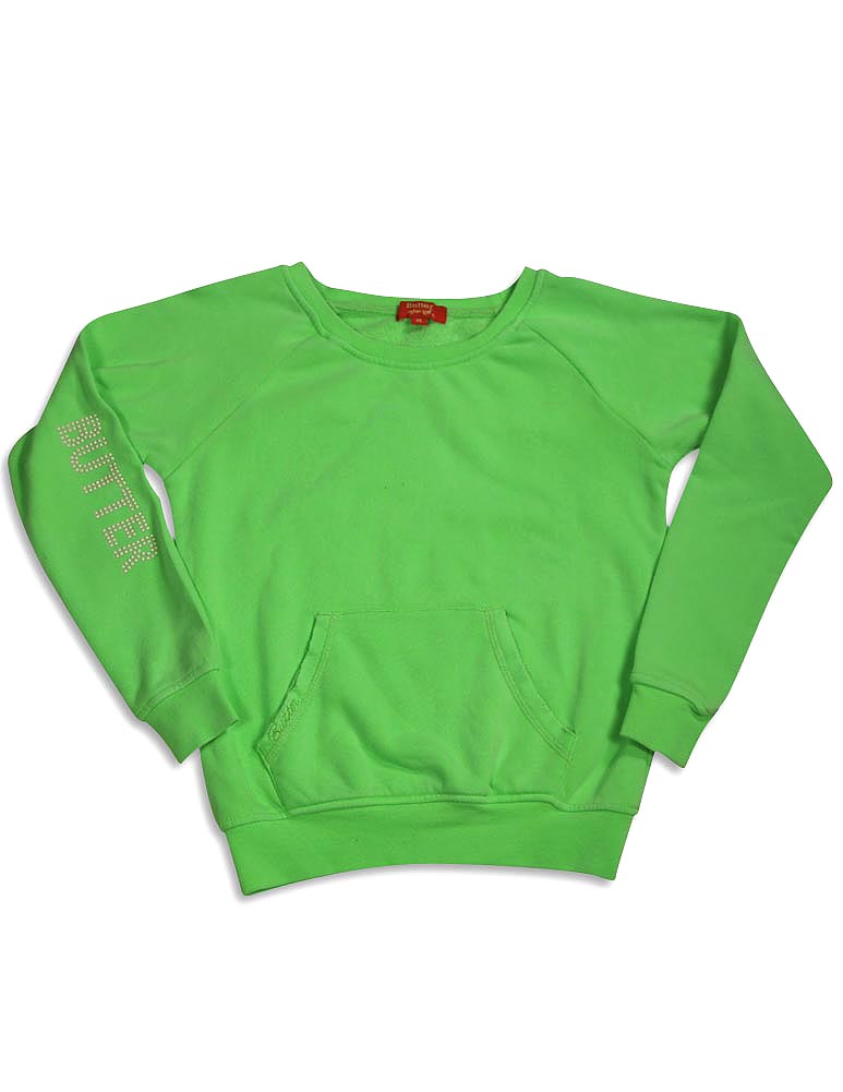 Butter Super Soft Long Sleeve Pullover Kangaroo Pocket Cut Out Sweatshirt