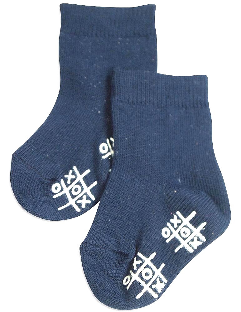 Tic Tac Toe - Little Girls' Anklet Sock