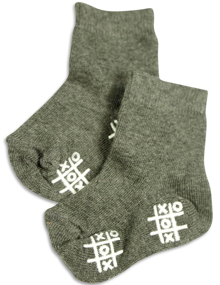 Tic Tac Toe - Little Girls' Anklet Sock