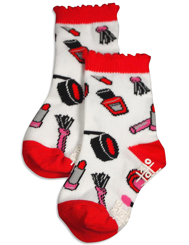 Tic Tac Toe - Little Girls' Striped Ankle Sock