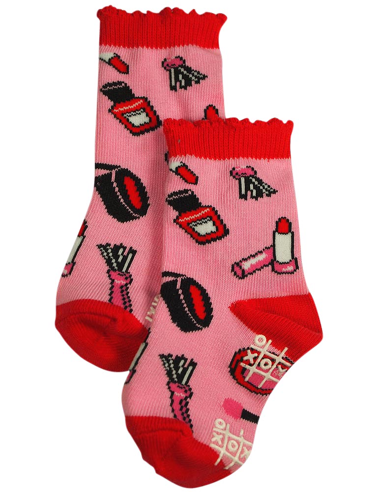 Tic Tac Toe - Little Girls' Striped Ankle Sock