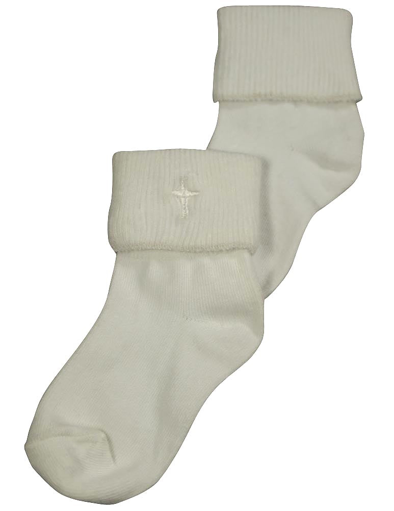 TicTacToe Fancy Turn Cuff Girls Socks - 1 Pair : Shop Kids Socks at