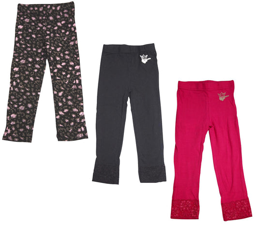 Wild Mango Girls Legging Pants Lace or Print Sizes 2T - 10 - Fashion Pants