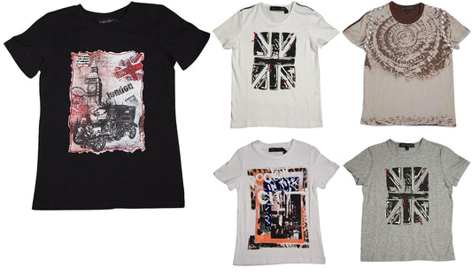 Smash Boys Sizes 4 - 12 Short Sleeve Shirt Top British Invasion Tee