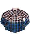 Smash Boys Western Style Long Sleeve Button or Snap Down Shirt Top