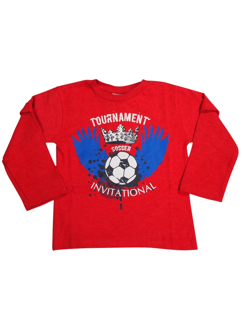 Mish Toddler & Little Boys Long Sleeve Graphic Tee Shirt Top