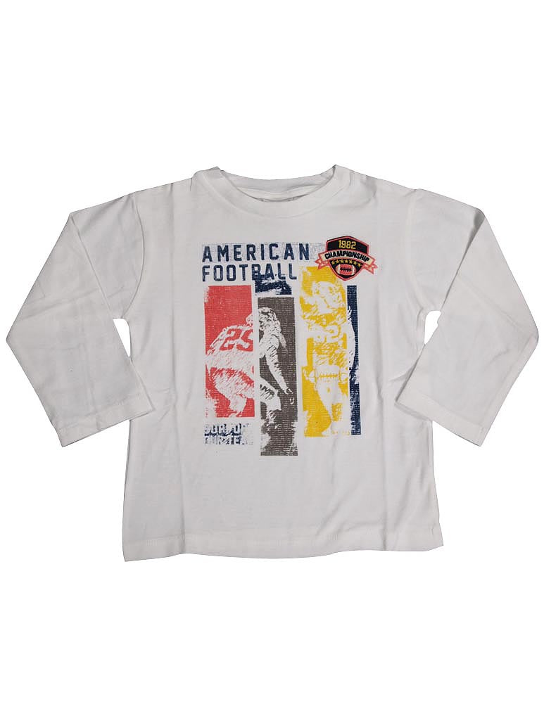 Mish Toddler & Little Boys Long Sleeve Graphic Tee Shirt Top