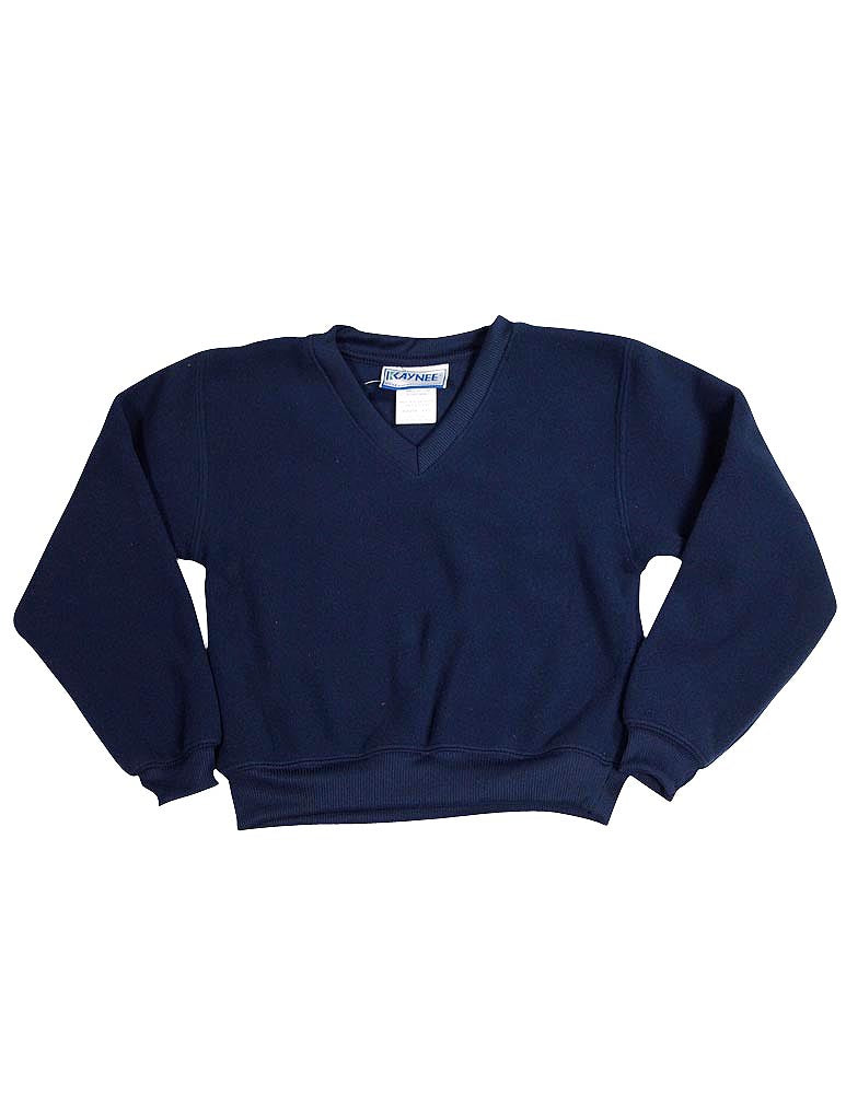 Kaynee - Little Boys Long Sleeve V-Neck Fleece Top