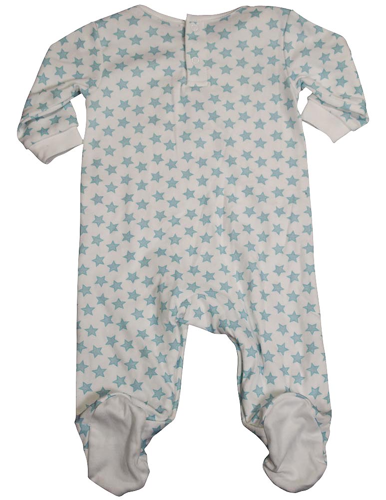 Happi by Dena Baby Boys Newborn One Piece Long Sleeve Footed Coverall