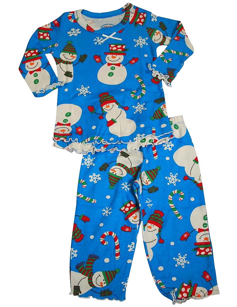 Sara's Prints Baby Infant Girls 2 Piece Long Sleeve Sleepwear Pajama Set