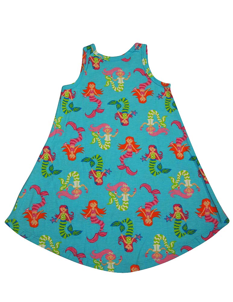 Sara's Prints Toddler & Big Girls Gown Tank Sleeveless Nightgown Flame Resistant