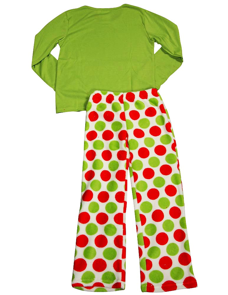 Up Past 8 by Sara's Prints - Little Girls Long Sleeve Pajamas