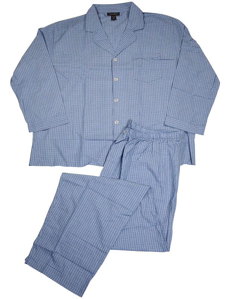 State O Maine Mens Big & Tall Long Sleeve Long Leg Sleep Lounge Pajama Set