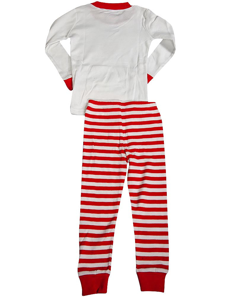 Sara's Prints Baby Girls 2 Piece Long Sleeve Sleepwear Pajama Set - 100% Cotton