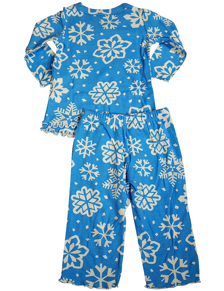 Sara's Prints Girls 2 Piece Long Sleeve Sleepwear Pajama Set - Flame Resistant