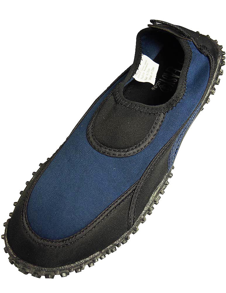 New Wave Mens Water Aqua Sock Shoe Pool Beach Surf Slip On