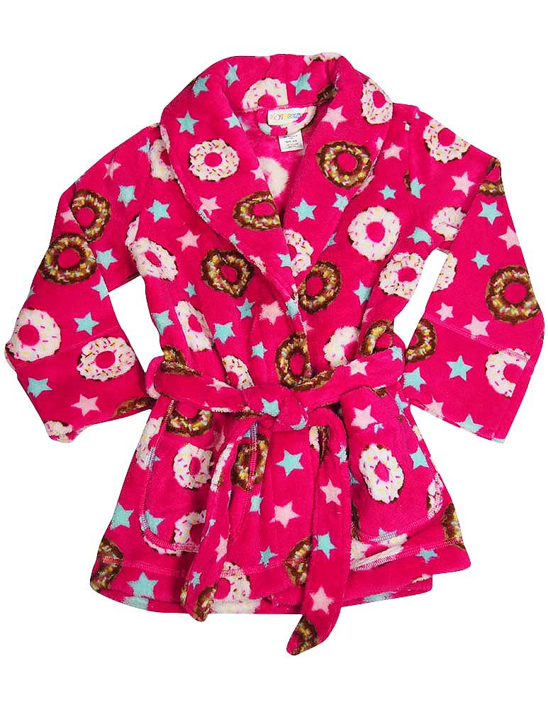 I heart Tweenklz - Little Girls' Plush and Cozy Fleece Bathrobe