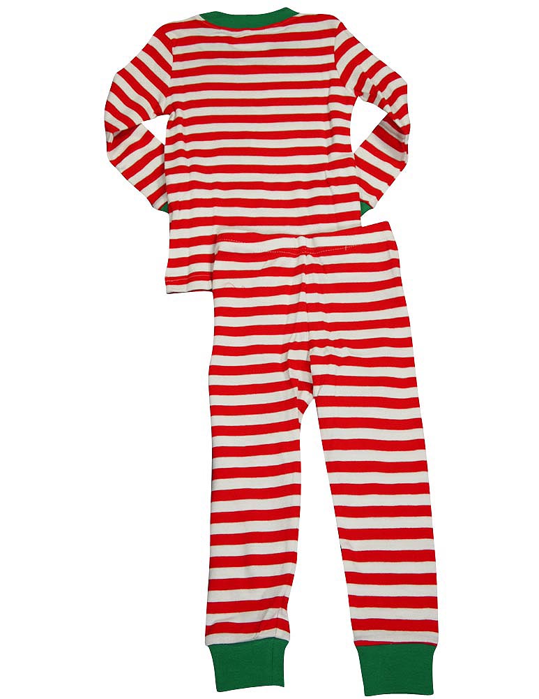 Sara's Prints Boys Long Sleeve 100% Cotton 2 Piece Pajama Set - Wear to fit snug