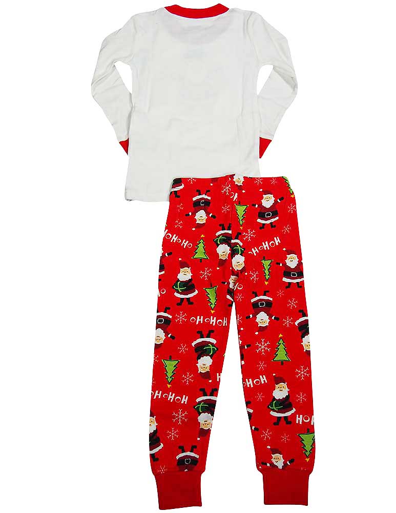 Sara's Prints Boys Long Sleeve 100% Cotton 2 Piece Pajama Set - Wear to fit snug