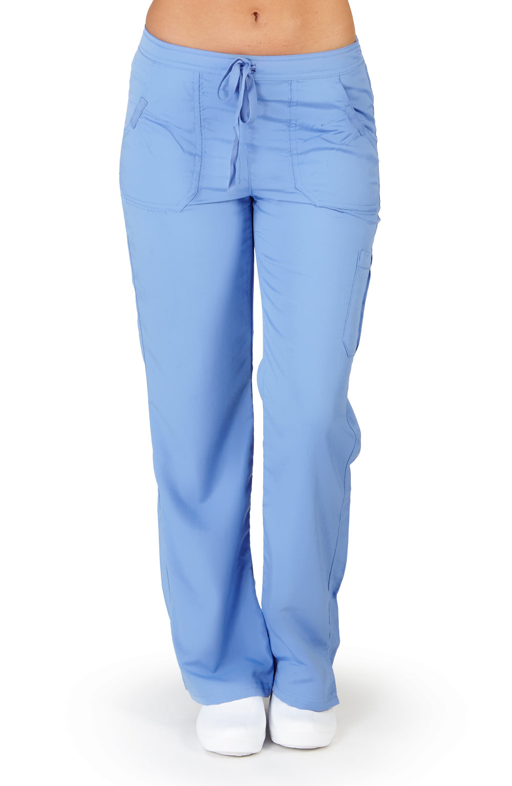 Ultra Soft Medical Nurse Uniform Womens Junior Fit Cargo Pocket Scrub Pant