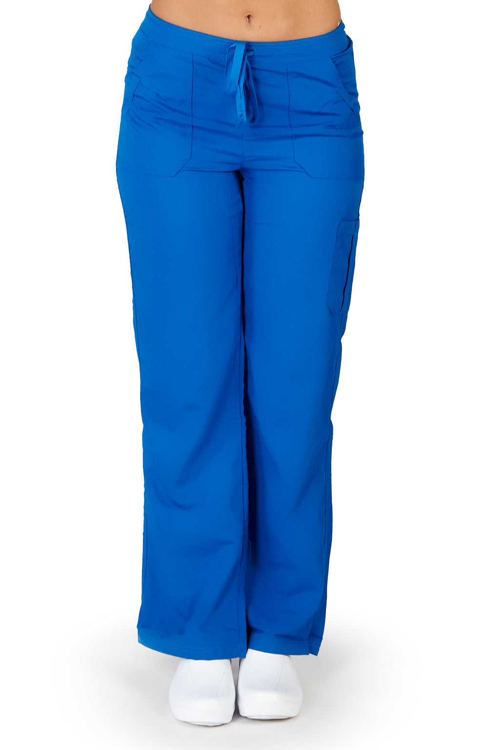 Ultra Soft Medical Nurse Uniform Womens Junior Fit Cargo Pocket Scrub Pant