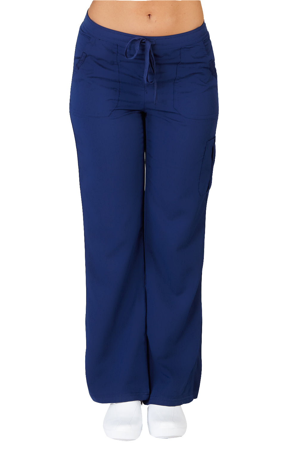 Ultra Soft Medical Nurse Uniform Womens Junior Fit Cargo Pocket Scrub Pant