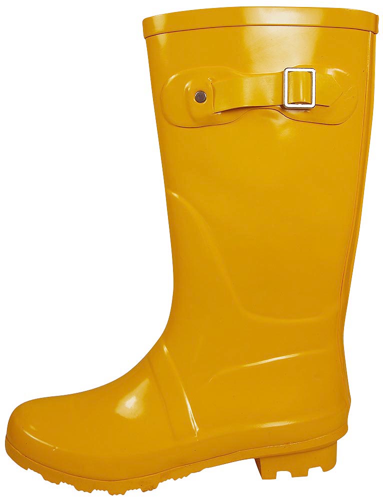 Norty Women Rain Boots Rubber Mid Calf Snow Rainboot - Runs 1/2 Size Big