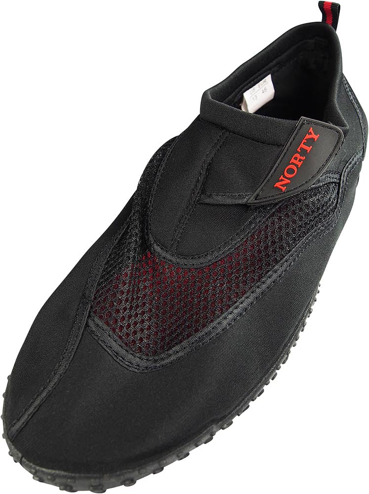 Norty - Mens Big Aqua Water Shoe, Black 39450-14D(M) US 