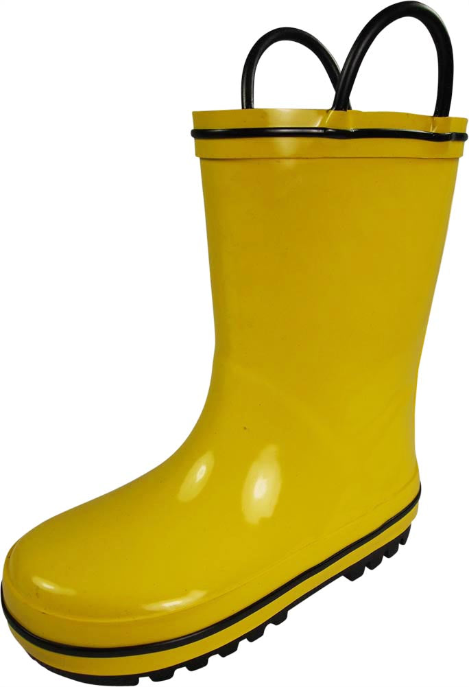 Norty Toddler Waterproof Rubber Rain Boots for Kids Children Boys and Girls