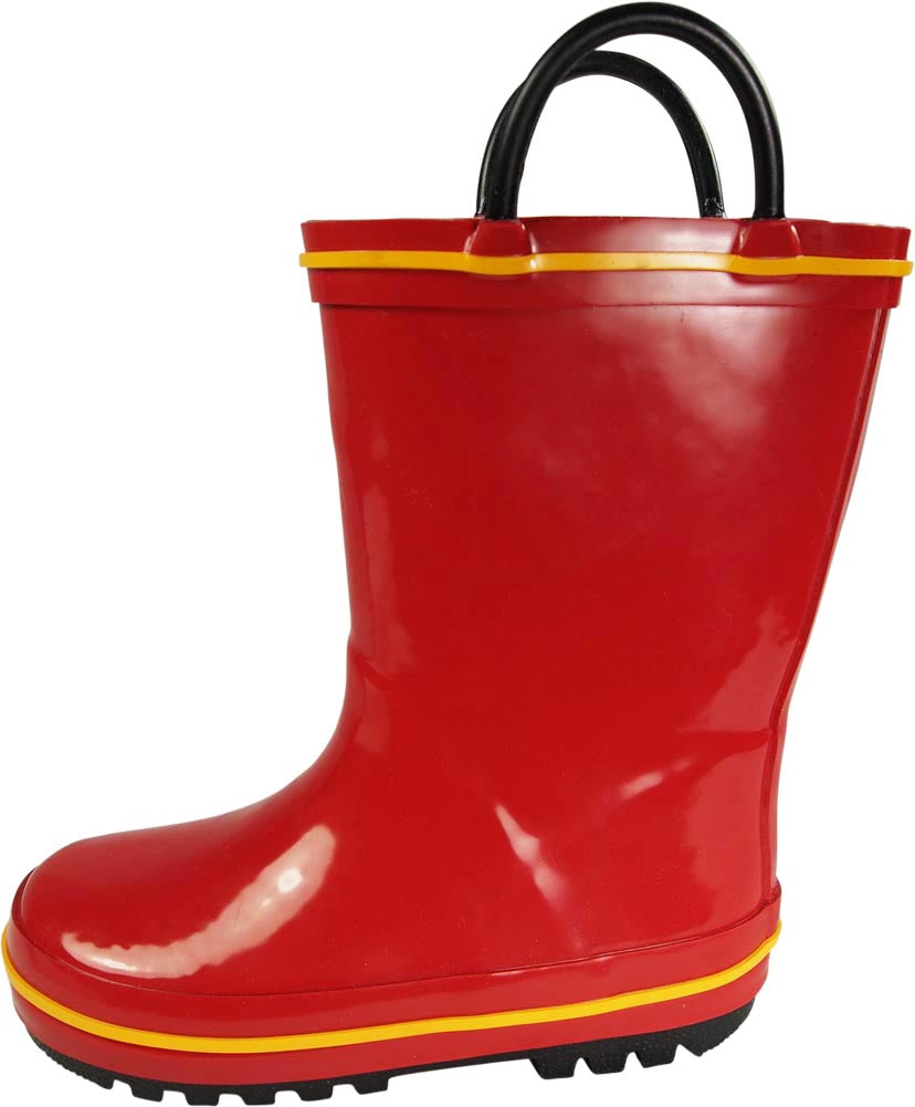 Norty Toddler Waterproof Rubber Rain Boots for Kids Children Boys and Girls