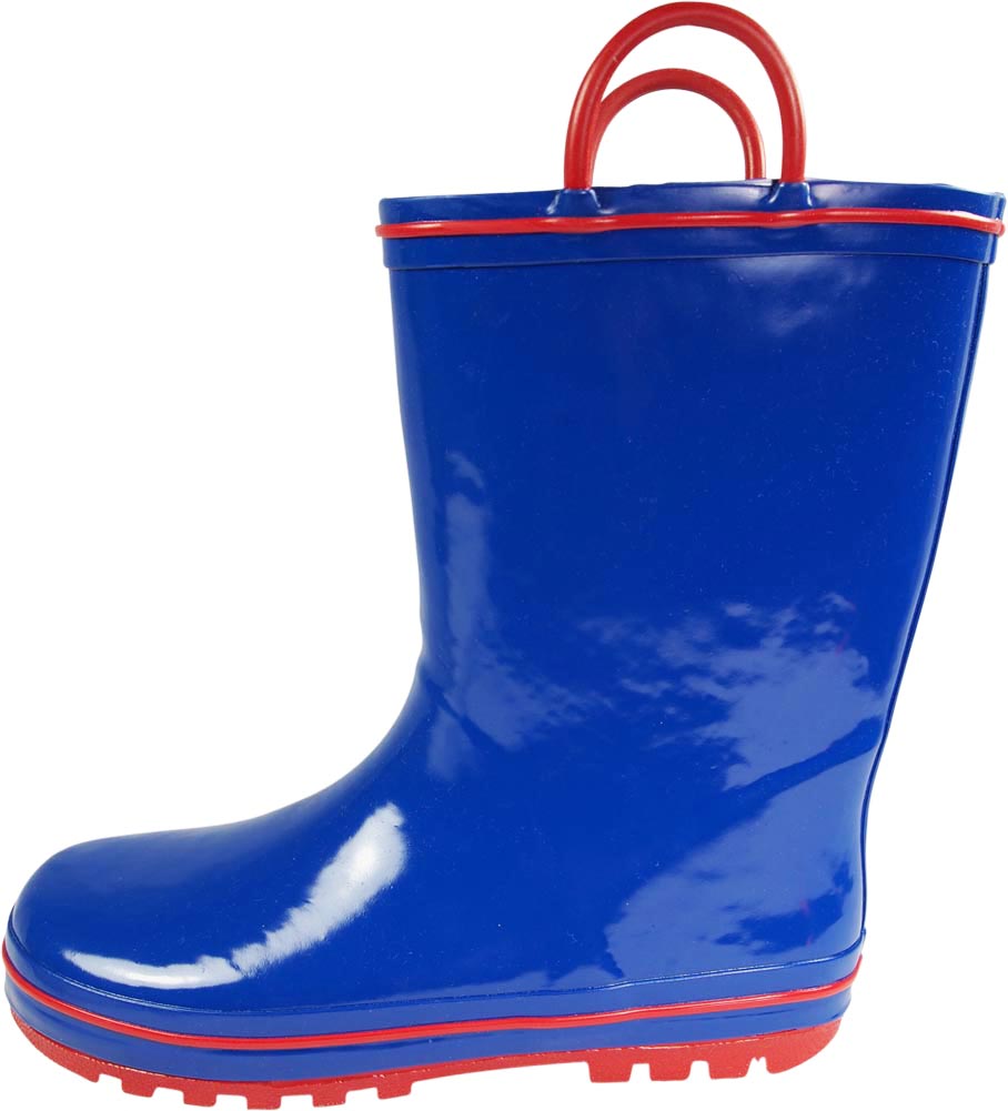 Norty Toddler Waterproof Rubber Rain Boots for Kids Children Boys and Girls