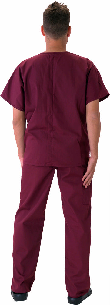 Natural Workwear Mens Authentic EDS Unisex Medical Uniform Cargo Scrub Set