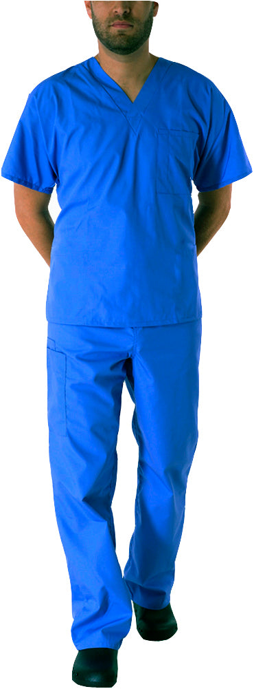 Natural Workwear Mens Authentic EDS Unisex Medical Uniform Cargo Scrub Set