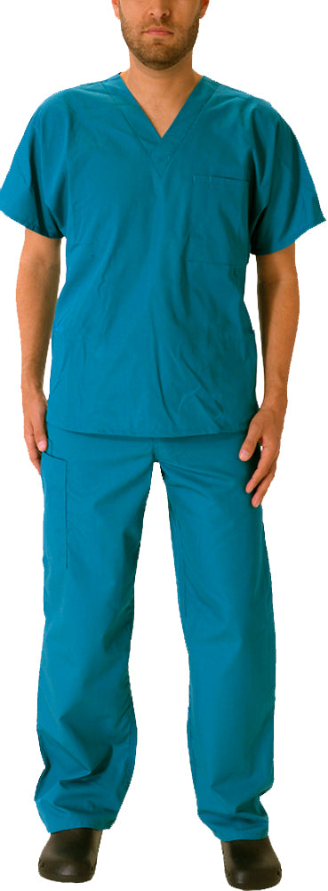 Natural Workwear Mens Authentic EDS Unisex Medical Uniform Cargo Scrub Set