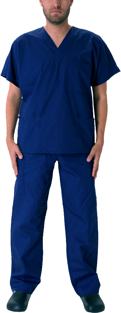 Natural Workwear Mens Authentic EDS Unisex Medical Uniform Cargo Scrub Set