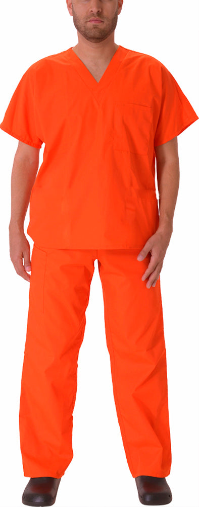 Natural Workwear Mens Authentic EDS Unisex Medical Uniform Cargo Scrub Set