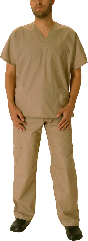 Natural Workwear Mens Authentic EDS Unisex Medical Uniform Cargo Scrub Set