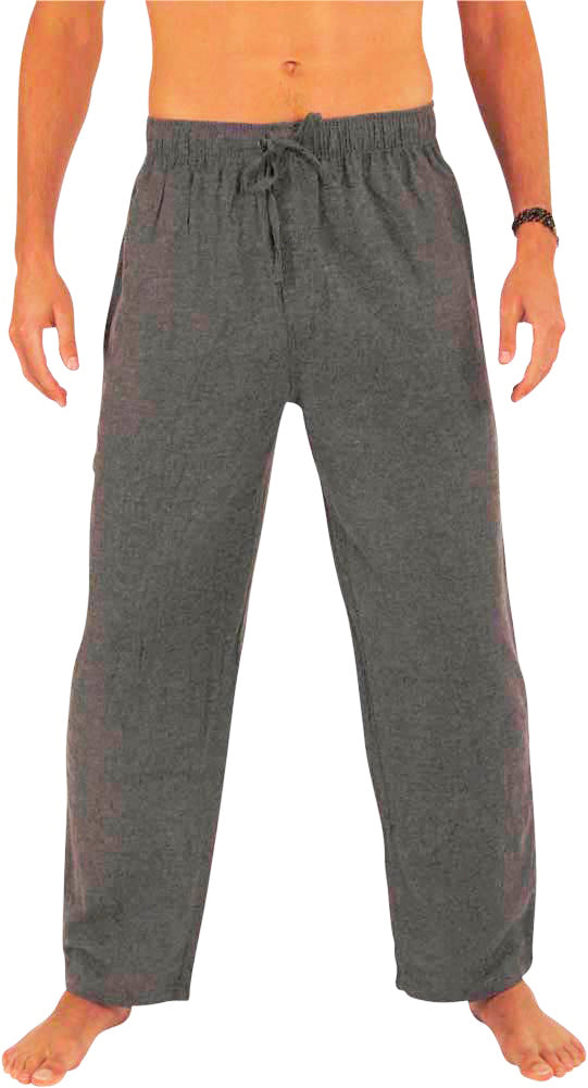 Norty Mens Flannel Pajama Pants Lounge Sleep Pant - Plaids and Solids, Cotton Blend