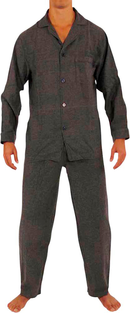 Norty Mens Cotton Blend Yarn Flannel Pajama Lounge Sleep Sets - 16 Prints Available