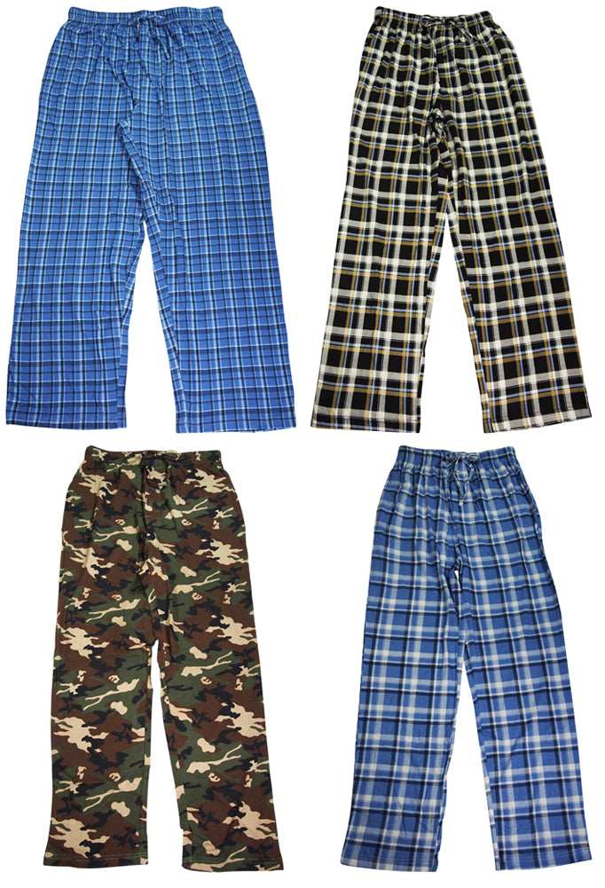 Men's Flannel Pajama Shorts - Super Soft Cotton Plaid Shorts with Pockets  and Drawstrings - Sleep and Lounge Design 3, Medium