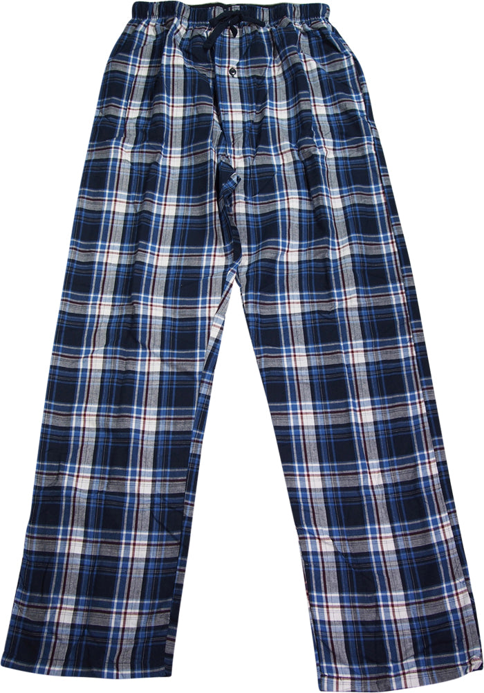 Hanes Mens Plaid Woven Blend Lounge Pajama Sleep Pant - Sizes S -2XL