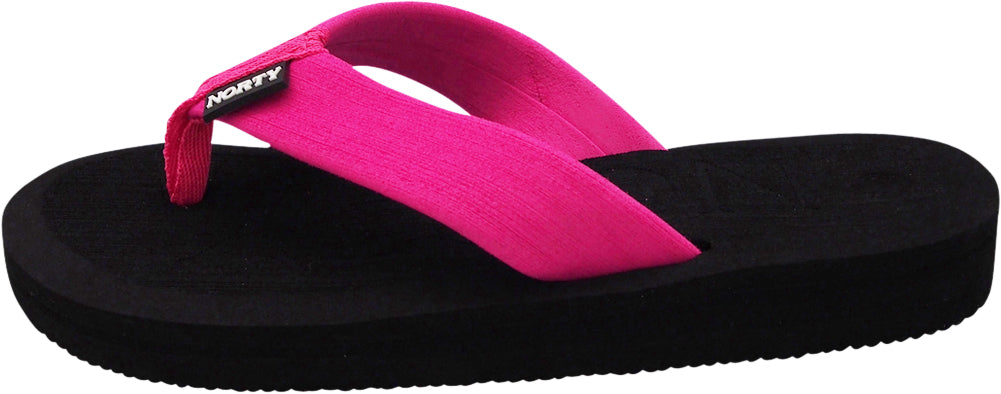 NORTY Women's Thong Flip Flop Sandal for Beach, Pool and Everyday - Runs Two Sizes Small