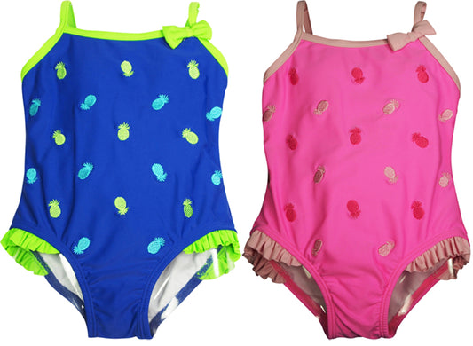 Tommy Bahama Infant & Toddler One Piece Pineapple Swimsuit Bathing Swim Suit, 40606