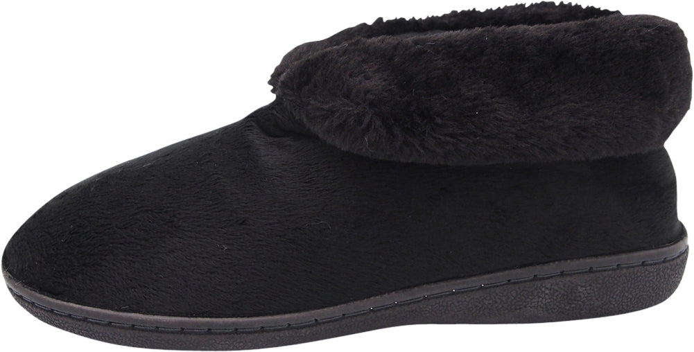 NORTY Women's Memory Foam Slip On Bootie Slipper - Runs 1/2 Size Small